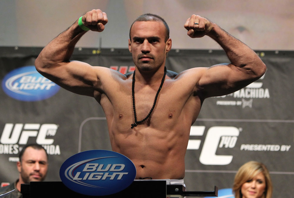 TORONTO, ON - DECEMBER 09:  Igor Pokrajac weighs in during the UFC 140 Official Weigh-in at the Air Canada Centre on December 9, 2011 in Toronto, Canada.  (Photo by Josh Hedges/Zuffa LLC/Zuffa LLC via Getty Images)