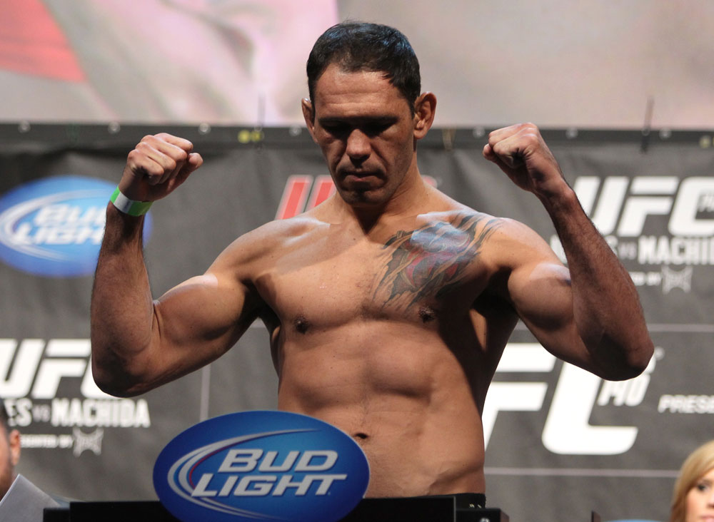 TORONTO, ON - DECEMBER 09:  Antonio Rogerio Nogueira weighs in during the UFC 140 Official Weigh-in at the Air Canada Centre on December 9, 2011 in Toronto, Canada.  (Photo by Josh Hedges/Zuffa LLC/Zuffa LLC via Getty Images)
