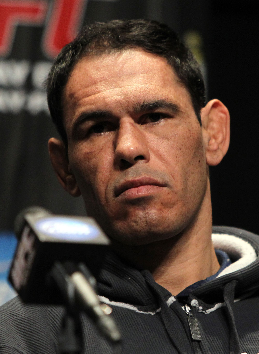 TORONTO, ON - DECEMBER 08: Antonio Rogerio "Minotoro" Nogueira attends the final UFC 140 pre-fight press conference at Bell Tiff Lightbox Cinema1 on December 8, 2011 in Toronto, Canada. (Photo by Josh Hedges/Zuffa LLC/Zuffa LLC via Getty Images)