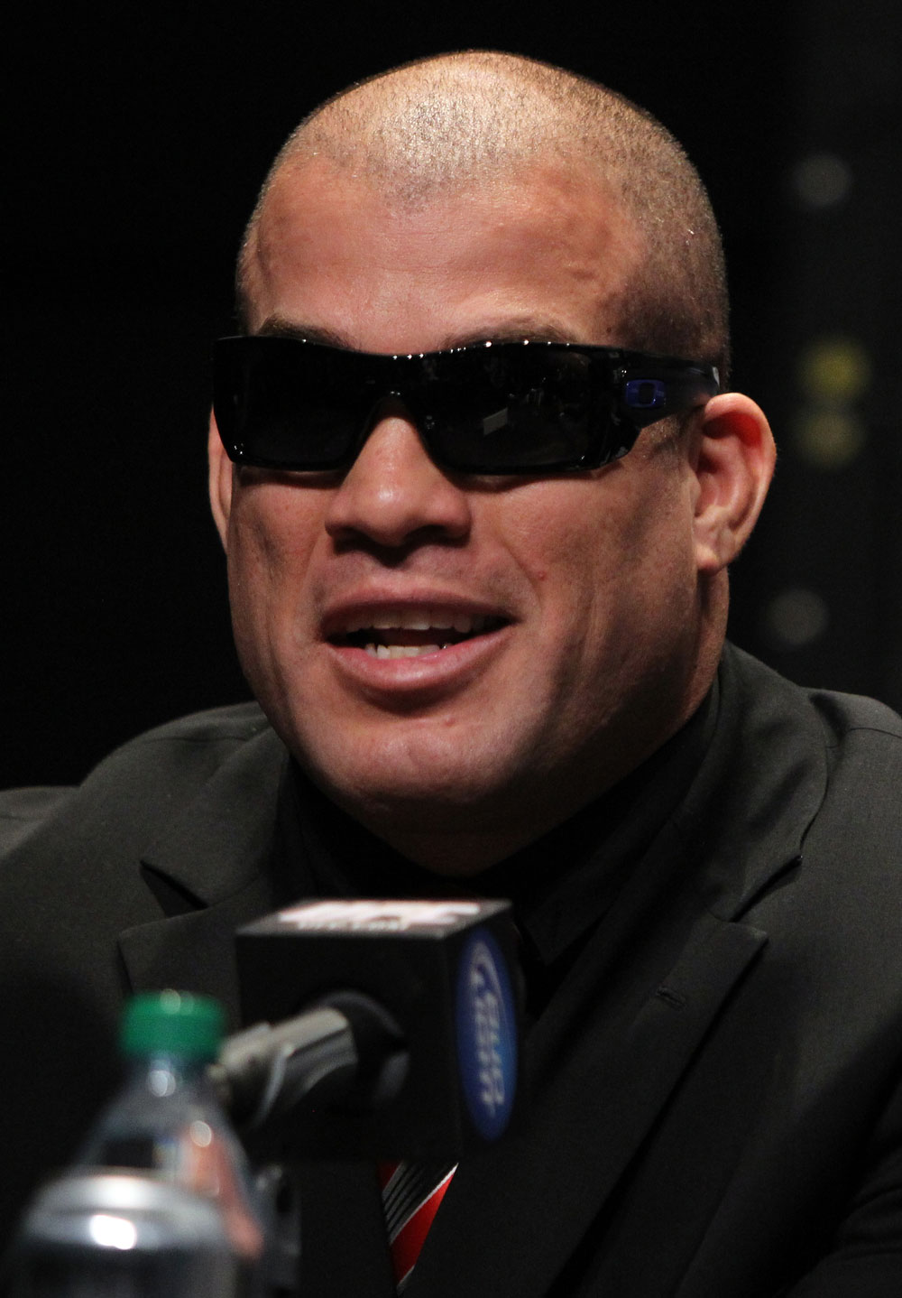 TORONTO, ON - DECEMBER 08: Tito Ortiz attends the final UFC 140 pre-fight press conference at Bell Tiff Lightbox Cinema1 on December 8, 2011 in Toronto, Canada. (Photo by Josh Hedges/Zuffa LLC/Zuffa LLC via Getty Images)
