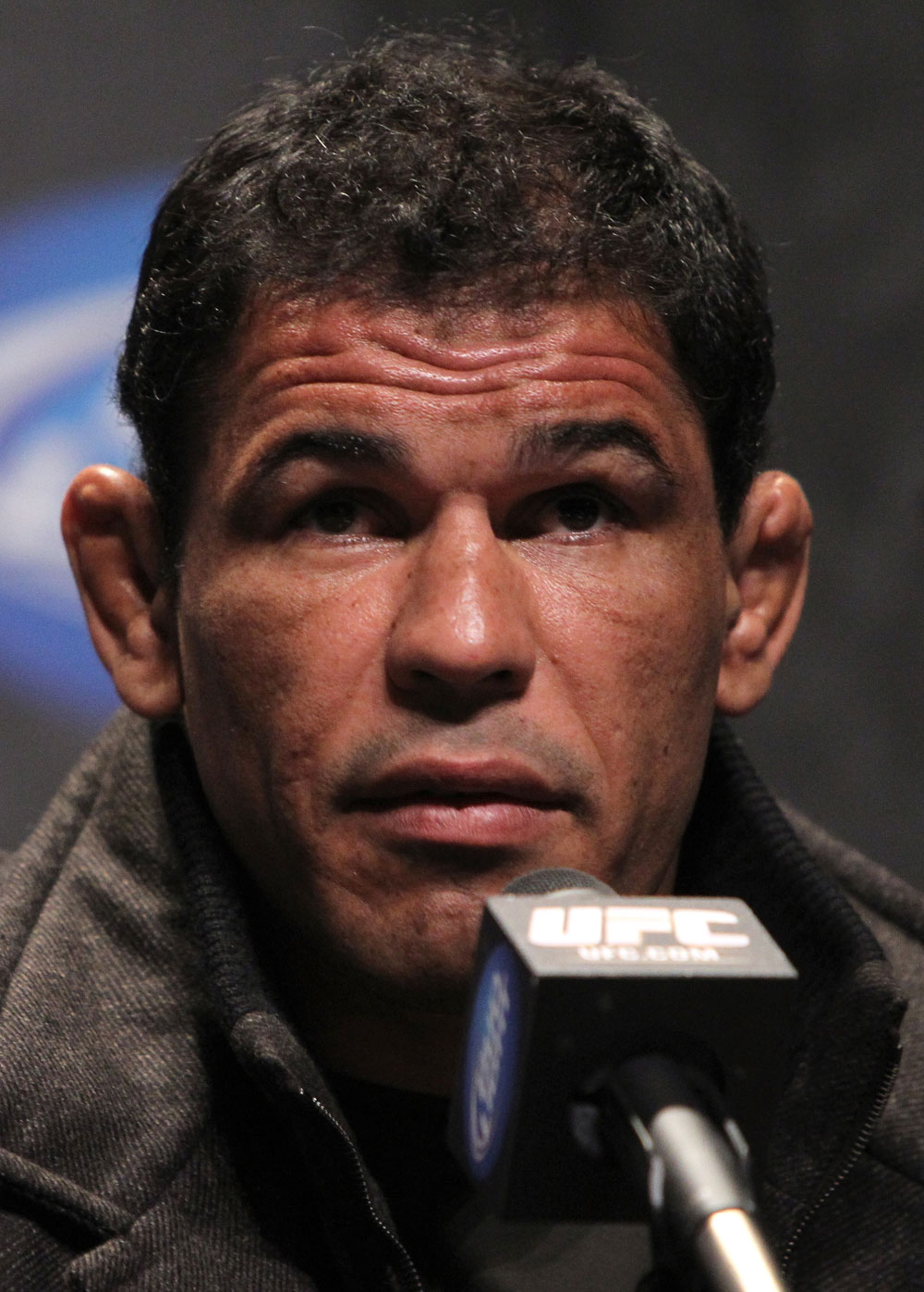 TORONTO, ON - DECEMBER 08: Antonio Rodrigo "Minotauro" Nogueira attends the final UFC 140 pre-fight press conference at Bell Tiff Lightbox Cinema1 on December 8, 2011 in Toronto, Canada. (Photo by Josh Hedges/Zuffa LLC/Zuffa LLC via Getty Images)