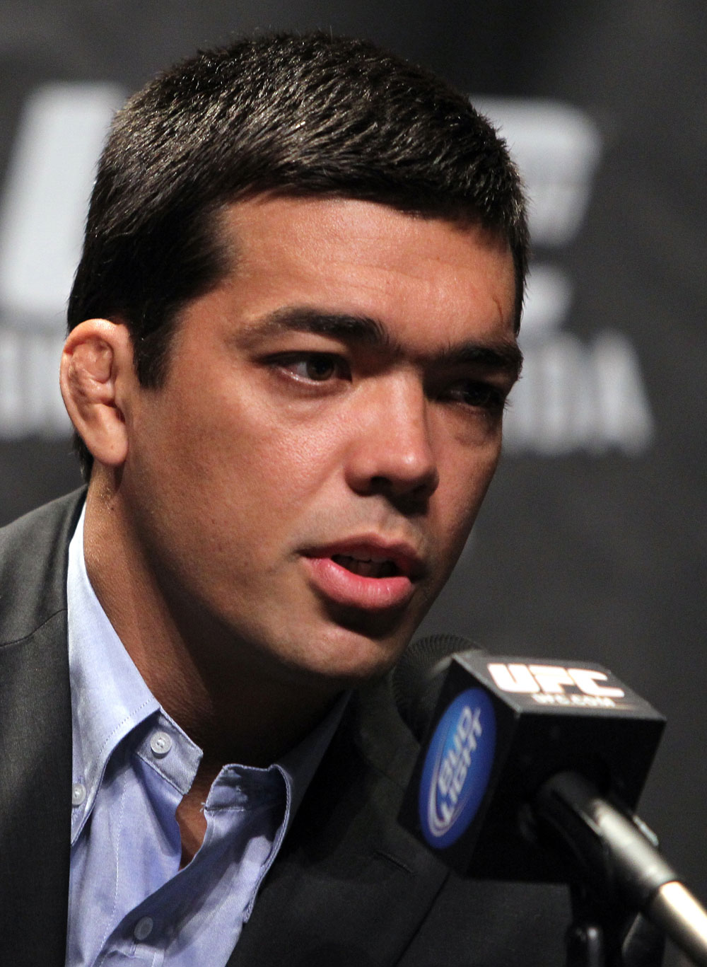 TORONTO, ON - DECEMBER 08: Lyoto Machida attends the final UFC 140 pre-fight press conference at Bell Tiff Lightbox Cinema1 on December 8, 2011 in Toronto, Canada. (Photo by Josh Hedges/Zuffa LLC/Zuffa LLC via Getty Images)