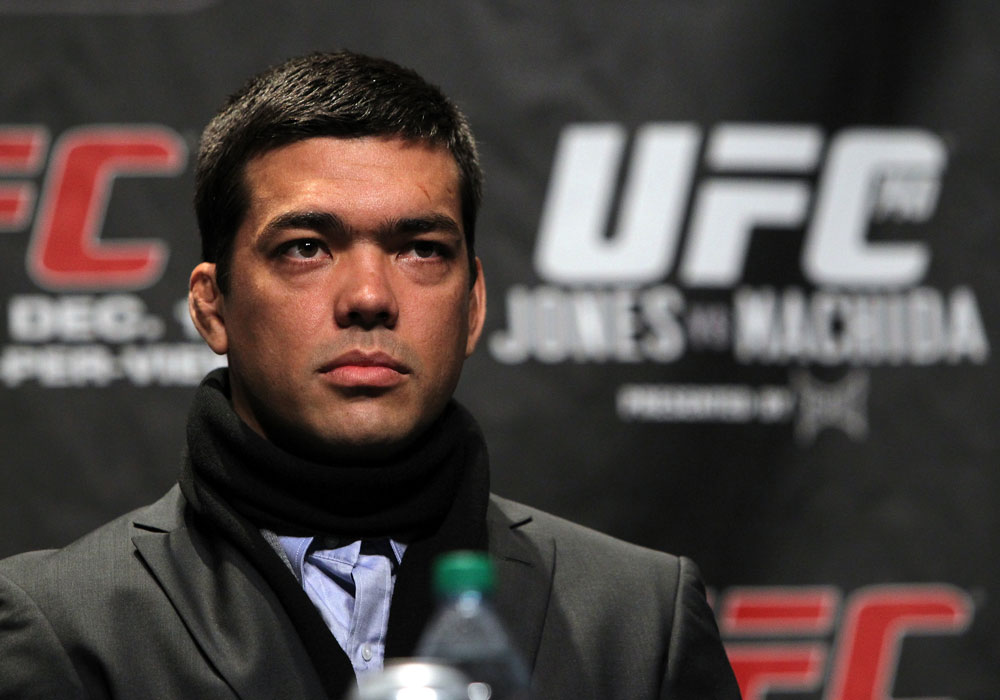 TORONTO, ON - DECEMBER 08: Lyoto Machida attends the final UFC 140 pre-fight press conference at Bell Tiff Lightbox Cinema1 on December 8, 2011 in Toronto, Canada. (Photo by Josh Hedges/Zuffa LLC/Zuffa LLC via Getty Images)
