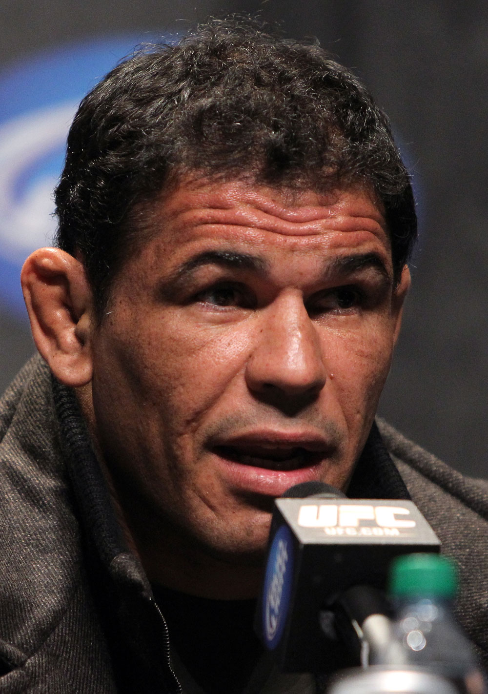 TORONTO, ON - DECEMBER 08: Antonio Rodrigo "Minotauro" Nogueira attends the final UFC 140 pre-fight press conference at Bell Tiff Lightbox Cinema1 on December 8, 2011 in Toronto, Canada. (Photo by Josh Hedges/Zuffa LLC/Zuffa LLC via Getty Images)