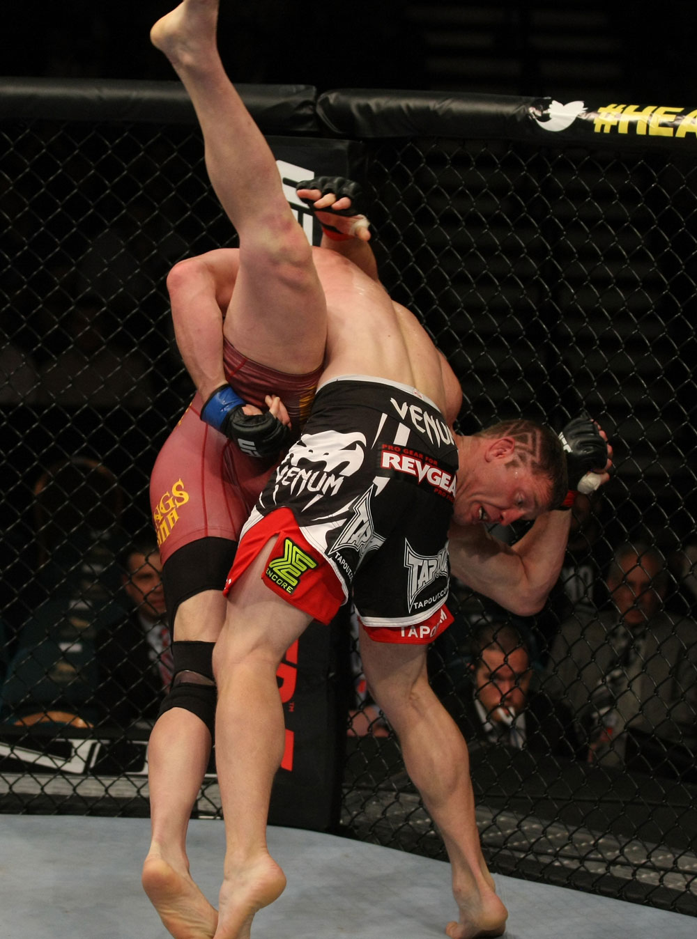 LAS VEGAS, NV - MAY 26:  CB Dollaway slams Jason Miller (pictured) during a middleweight bout at UFC 146 at MGM Grand Garden Arena on May 26, 2012 in Las Vegas, Nevada.  (Photo by Donald Miralle/Zuffa LLC/Zuffa LLC via Getty Images)