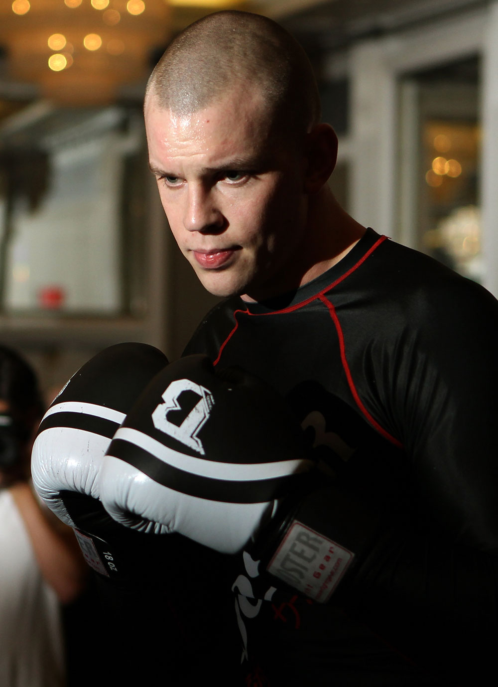 LAS VEGAS, NV - MAY 23: Stefan Struve works out for the media and fans during the UFC 146 Open Workouts at MGM Grand on May 23, 2012 in Las Vegas, Nevada. (Photo by Josh Hedges/Zuffa LLC/Zuffa LLC via Getty Images)
