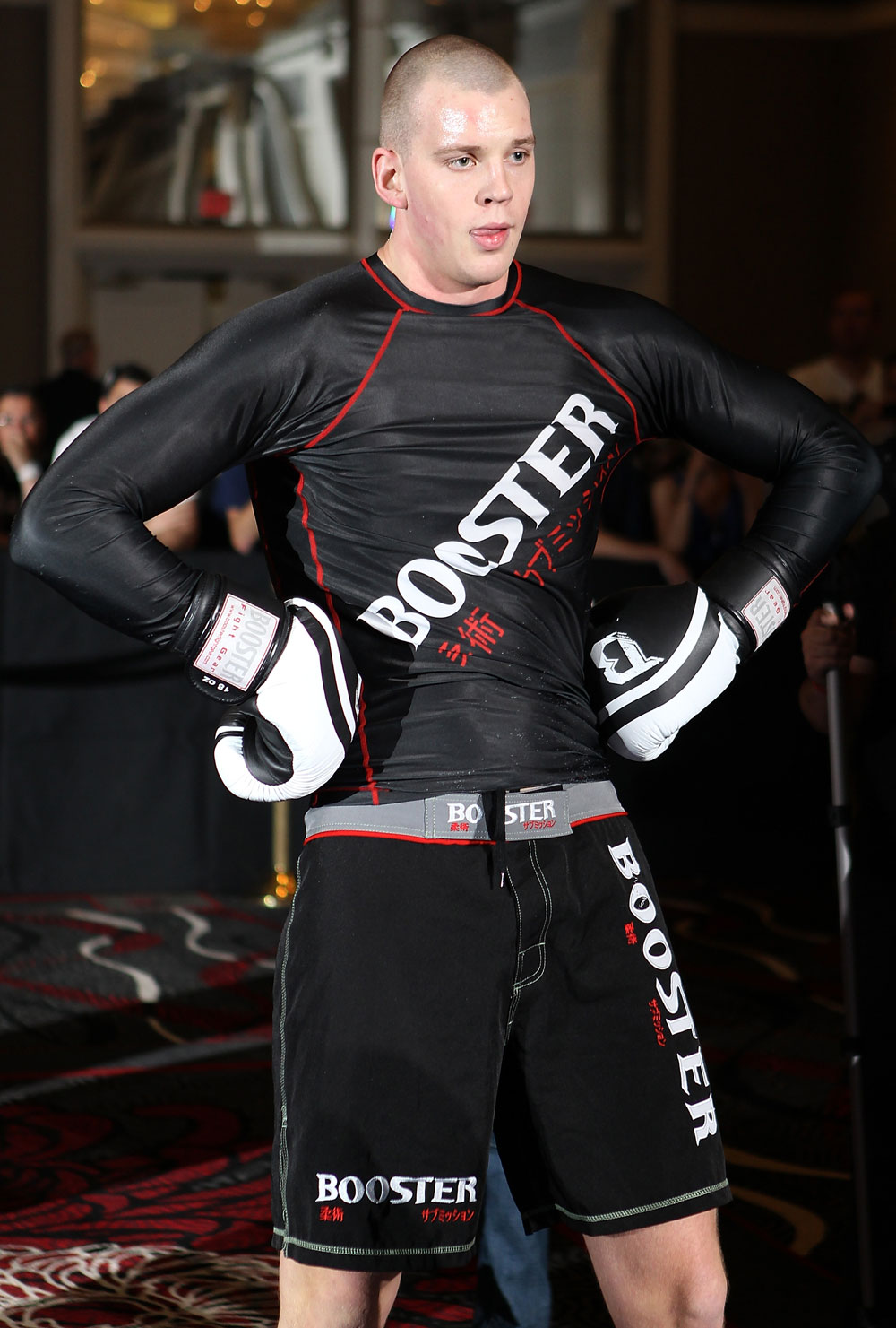 LAS VEGAS, NV - MAY 23: Stefan Struve works out for the media and fans during the UFC 146 Open Workouts at MGM Grand on May 23, 2012 in Las Vegas, Nevada. (Photo by Josh Hedges/Zuffa LLC/Zuffa LLC via Getty Images)