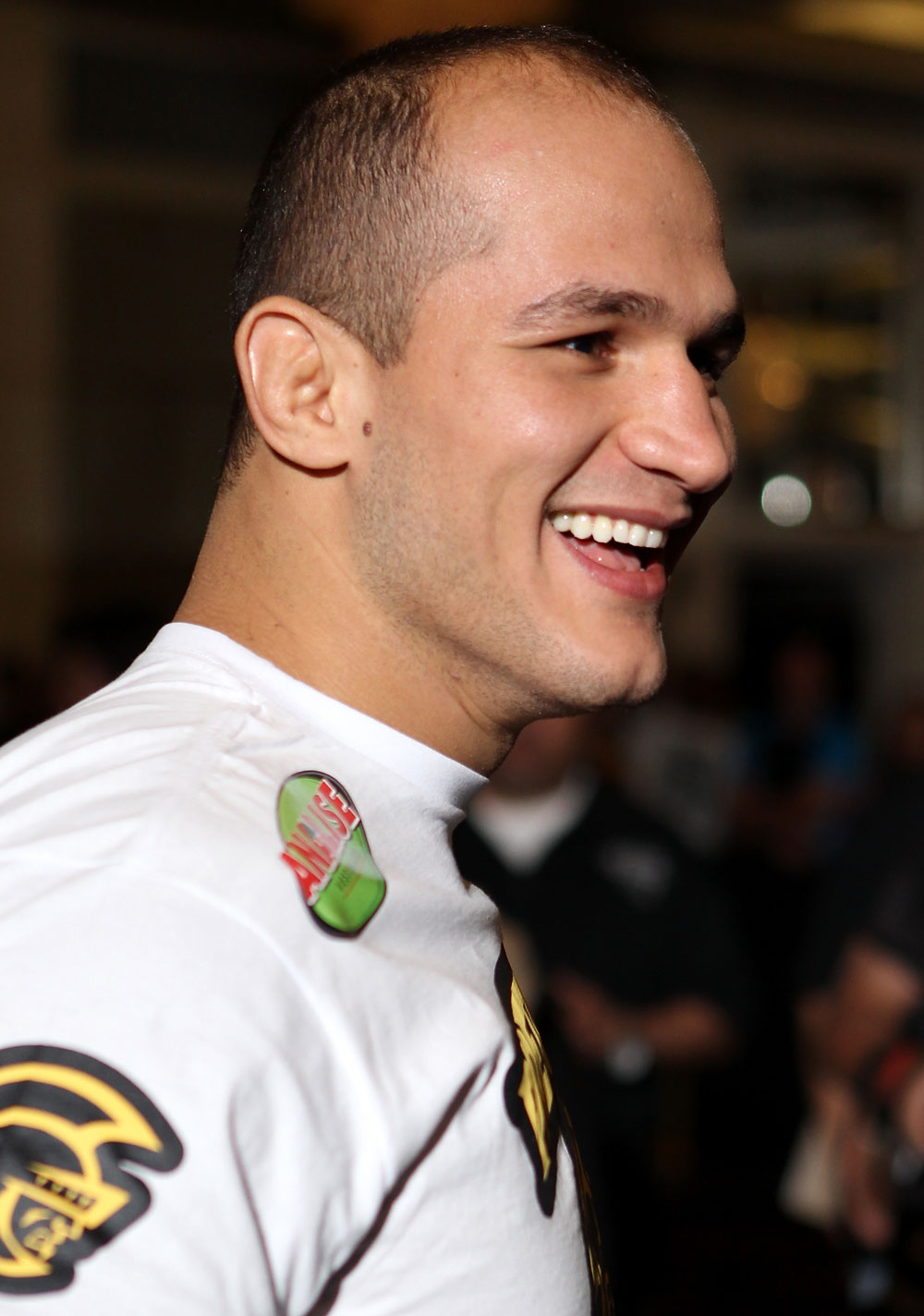LAS VEGAS, NV - MAY 23:   UFC Heavyweight Champion Junior dos Santos works out for the media and fans during the UFC 146 Open Workouts at MGM Grand on May 23, 2012 in Las Vegas, Nevada.  (Photo by Josh Hedges/Zuffa LLC/Zuffa LLC via Getty Images)