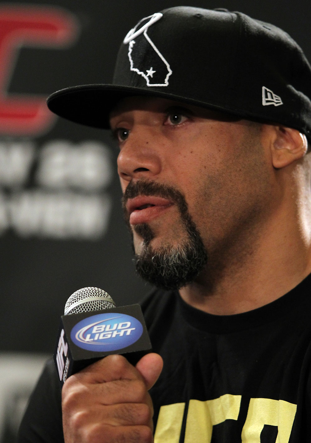 LAS VEGAS, NV - MAY 24: Lavar Johnson attends the UFC 146 press conference at MGM Grand on May 24, 2012 in Las Vegas, Nevada. (Photo by Josh Hedges/Zuffa LLC/Zuffa LLC via Getty Images)