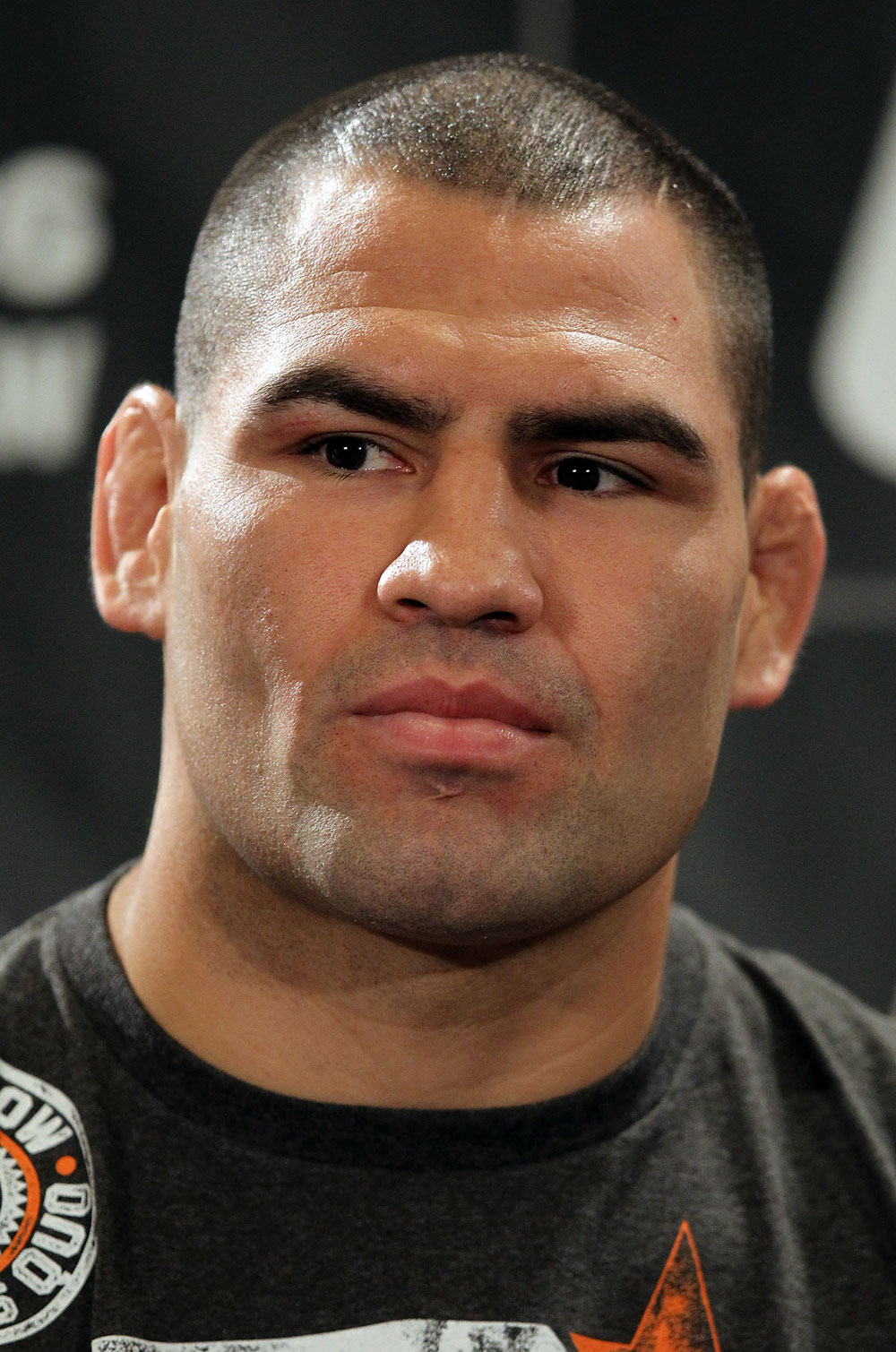 LAS VEGAS, NV - MAY 24: Former UFC Heavyweight Champion Cain Velasquez attends the UFC 146 press conference at MGM Grand on May 24, 2012 in Las Vegas, Nevada. (Photo by Josh Hedges/Zuffa LLC/Zuffa LLC via Getty Images)