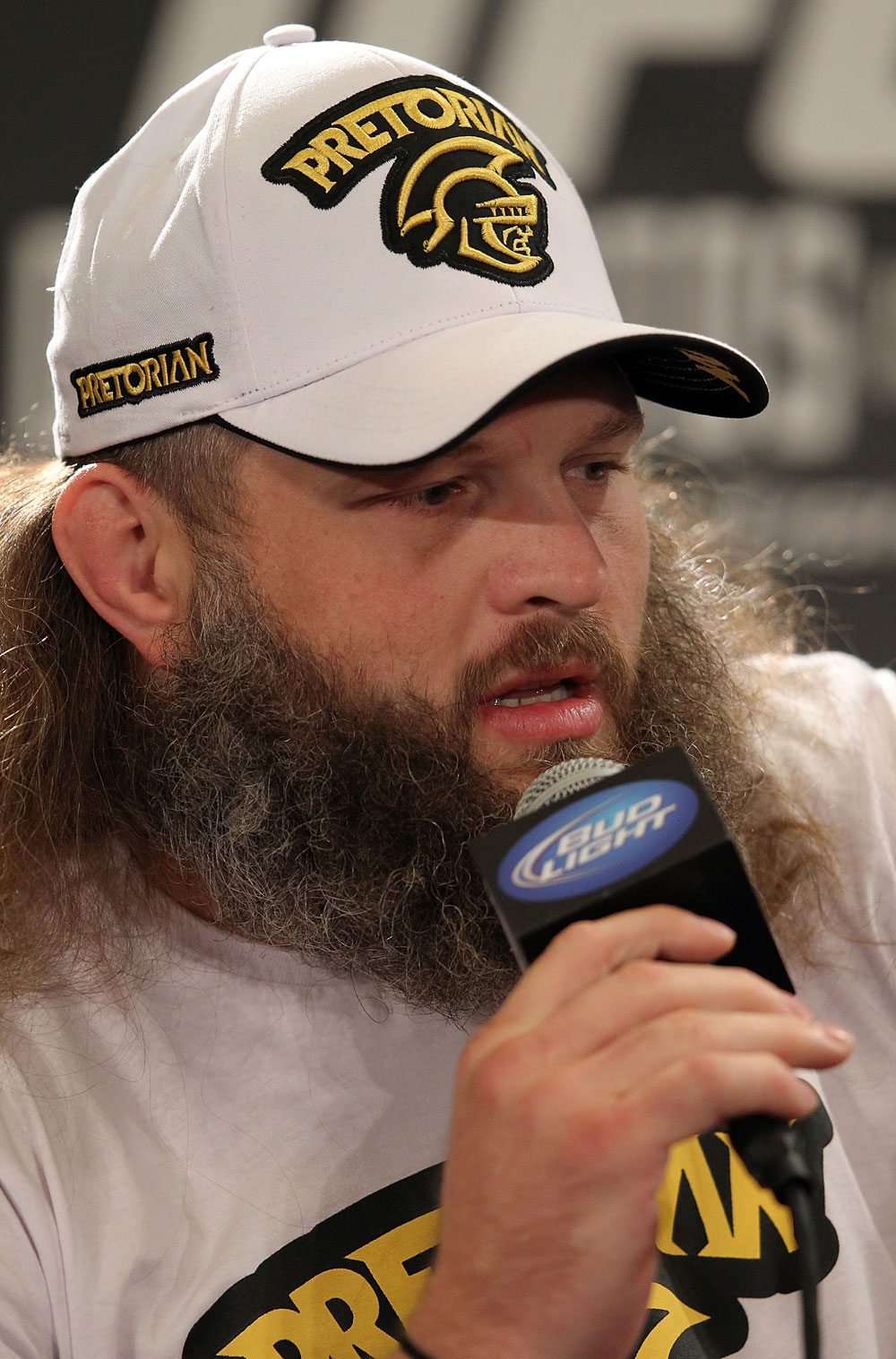LAS VEGAS, NV - MAY 24: Roy Nelson attends the UFC 146 press conference at MGM Grand on May 24, 2012 in Las Vegas, Nevada. (Photo by Josh Hedges/Zuffa LLC/Zuffa LLC via Getty Images)