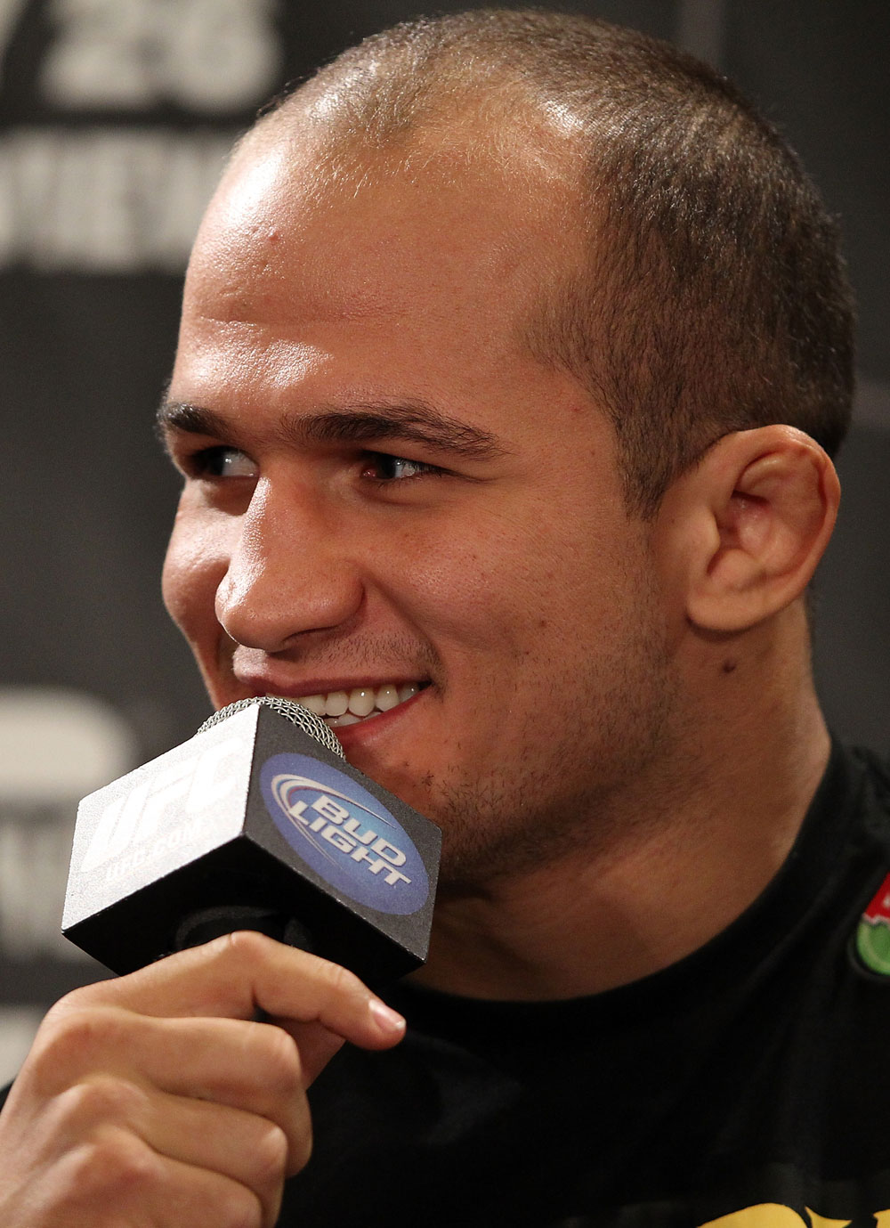 LAS VEGAS, NV - MAY 24: UFC Heavyweight Champion Junior dos Santos attends the UFC 146 press conference at MGM Grand on May 24, 2012 in Las Vegas, Nevada. (Photo by Josh Hedges/Zuffa LLC/Zuffa LLC via Getty Images)