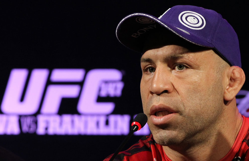 BELO HORIZONTE, BRAZIL - JUNE 21:   Wanderlei Silva attends the UFC 147 press conference at Ouro Minas Palace on June 21, 2012 in Belo Horizonte, Brazil.  (Photo by Josh Hedges/Zuffa LLC/Zuffa LLC via Getty Images)