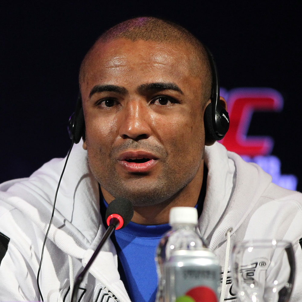 BELO HORIZONTE, BRAZIL - JUNE 21:   Sergio "Serginho" Moraes attends the UFC 147 press conference at Ouro Minas Palace on June 21, 2012 in Belo Horizonte, Brazil.  (Photo by Josh Hedges/Zuffa LLC/Zuffa LLC via Getty Images)