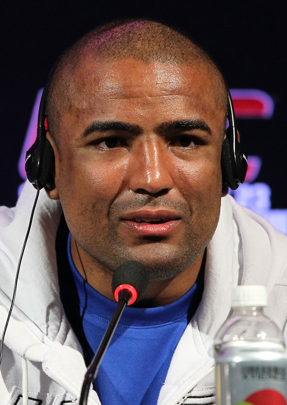 BELO HORIZONTE, BRAZIL - JUNE 21:   Sergio "Serginho" Moraes attends the UFC 147 press conference at Ouro Minas Palace on June 21, 2012 in Belo Horizonte, Brazil.  (Photo by Josh Hedges/Zuffa LLC/Zuffa LLC via Getty Images)