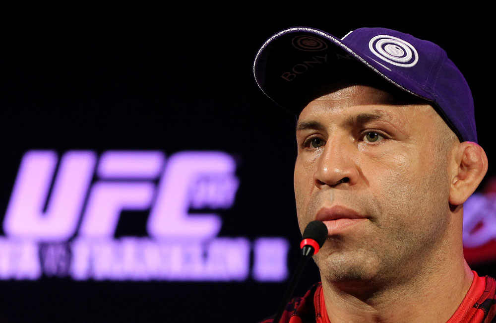 BELO HORIZONTE, BRAZIL - JUNE 21:   Wanderlei Silva attends the UFC 147 press conference at Ouro Minas Palace on June 21, 2012 in Belo Horizonte, Brazil.  (Photo by Josh Hedges/Zuffa LLC/Zuffa LLC via Getty Images)