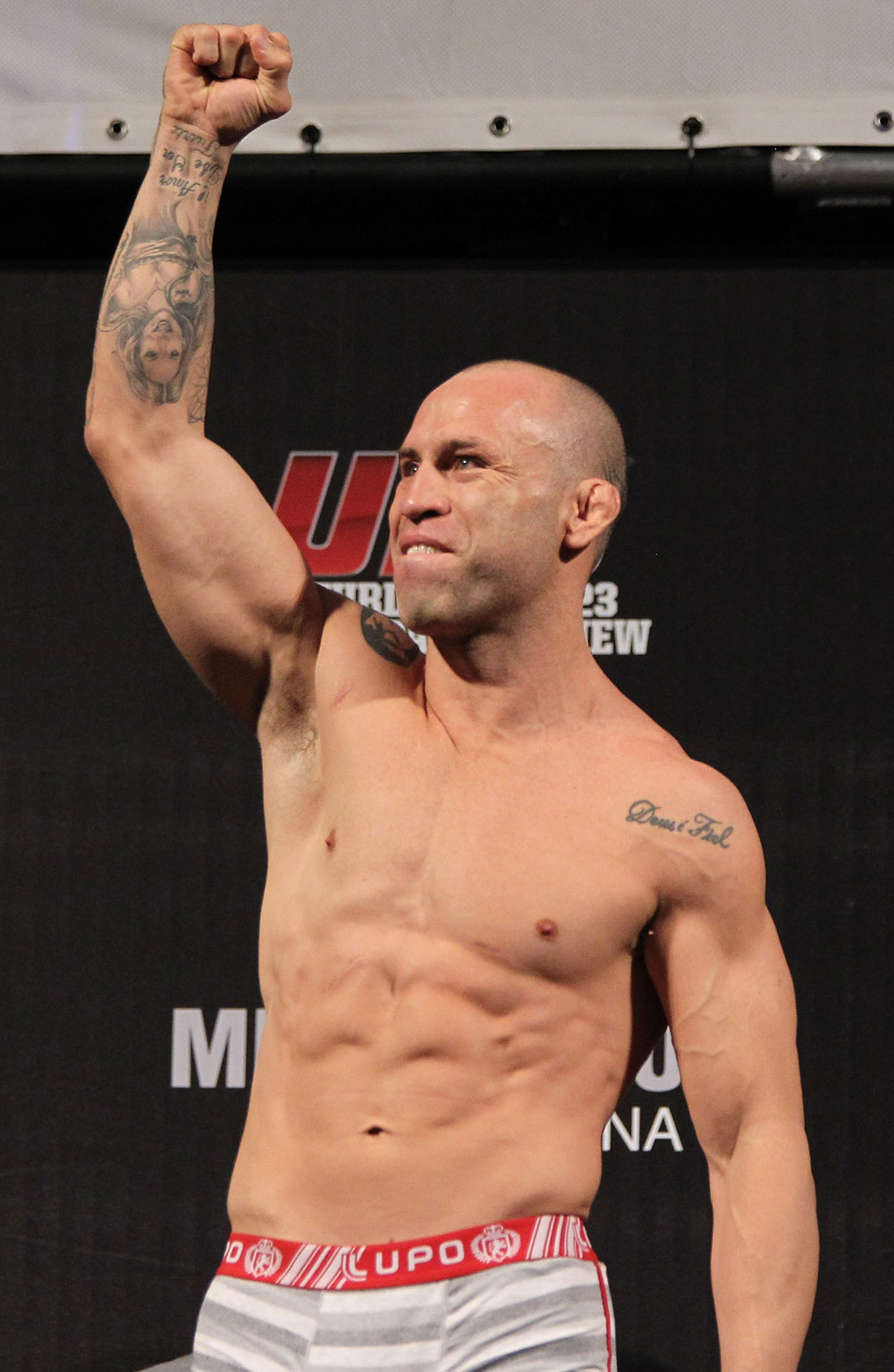 BELO HORIZONTE, BRAZIL - JUNE 22:   Wanderlei Silva makes weight during the UFC 147 weigh in at Estadio Jornalista Felipe Drummond on June 22, 2012 in Belo Horizonte, Brazil.  (Photo by Josh Hedges/Zuffa LLC/Zuffa LLC via Getty Images)