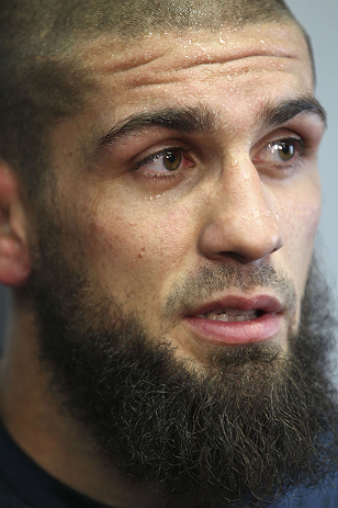 CALGARY, CANADA - JULY 18: Court McGee works out for the fans and media during the UFC 149 Open Workouts inside Champion's Creed Gym on July 18, 2012 in Calgary, Alberta, Canada. (Photo by Jeff Bottari/Zuffa LLC/Zuffa LLC via Getty Images)