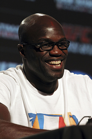 CALGARY, CANADA - JULY 19: Cheick Kongo attends the UFC 149 press conference at the Flames Central Sports Club on July 19, 2012 in Calgary, Alberta, Canada. (Photo by Jeff Bottari/Zuffa LLC/Zuffa LLC via Getty Images)