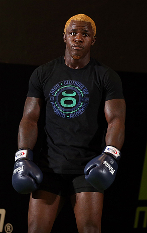 DENVER, CO - AUGUST 08:  Melvin Guillard works out for the media during the UFC 150 open workouts at the Muscle Pharm Sports Science Center on August 8, 2012 in Denver, Colorado. (Photo by Josh Hedges/Zuffa LLC/Zuffa LLC via Getty Images)