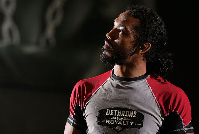DENVER, CO - AUGUST 08:  Benson Henderson works out for the media during the UFC 150 open workouts at the Muscle Pharm Sports Science Center on August 8, 2012 in Denver, Colorado. (Photo by Josh Hedges/Zuffa LLC/Zuffa LLC via Getty Images)