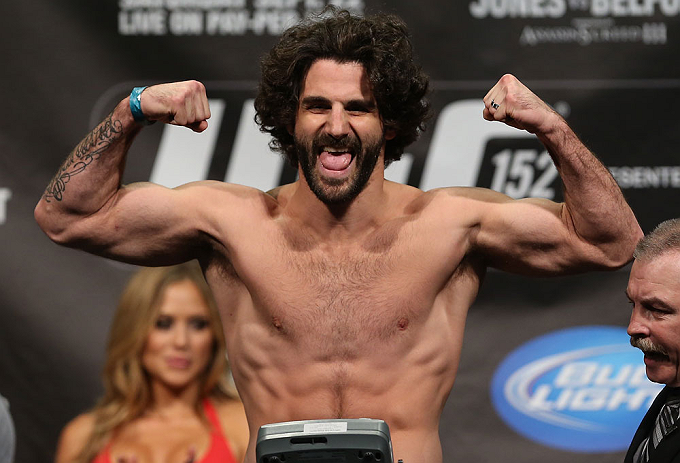 TORONTO, CANADA - SEPTEMBER 21: Charlie Brenneman weighs in during the UFC 152 weigh in at Mattamy Athletic Centre at the Gardens on September 21, 2012 in Toronto, Ontario, Canada. (Photo by Josh Hedges/Zuffa LLC/Zuffa LLC via Getty Images)