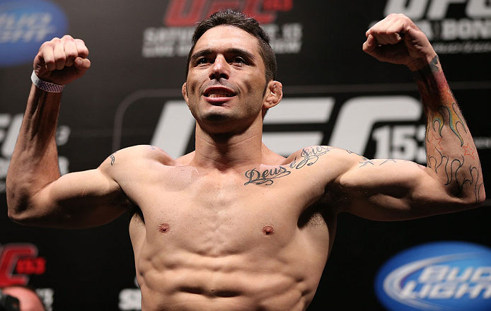 RIO DE JANEIRO, BRAZIL - OCTOBER 12:  Rony "Jason" Mariano Bezerra weighs in during the UFC 153 weigh in at HSBC Arena on October 12, 2012 in Rio de Janeiro, Brazil.  (Photo by Josh Hedges/Zuffa LLC/Zuffa LLC via Getty Images)