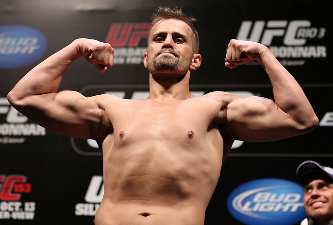 RIO DE JANEIRO, BRAZIL - OCTOBER 12:  Fabio Maldonado weighs in during the UFC 153 weigh in at HSBC Arena on October 12, 2012 in Rio de Janeiro, Brazil.  (Photo by Josh Hedges/Zuffa LLC/Zuffa LLC via Getty Images)