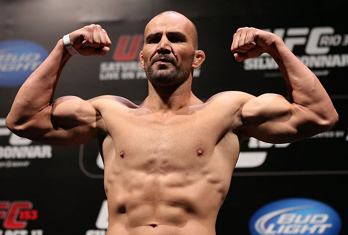 RIO DE JANEIRO, BRAZIL - OCTOBER 12:  Glover Teixeira weighs in during the UFC 153 weigh in at HSBC Arena on October 12, 2012 in Rio de Janeiro, Brazil.  (Photo by Josh Hedges/Zuffa LLC/Zuffa LLC via Getty Images)