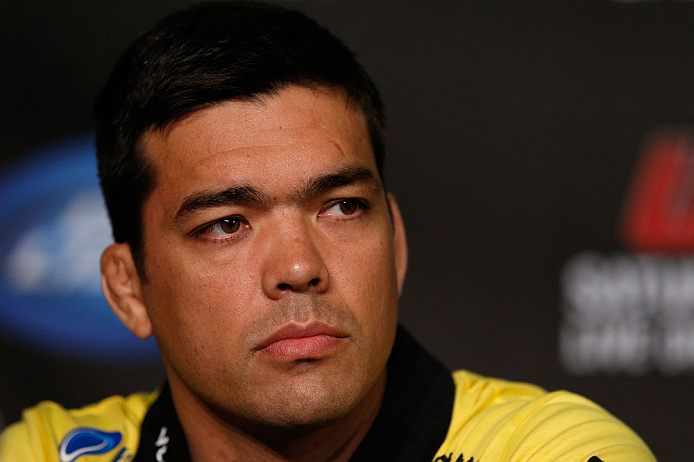 ANAHEIM, CA - FEBRUARY 21: Lyoto Machida interacts with media during a UFC pre-fight press conference at Honda Center on February 21, 2013 in Anaheim, California. (Photo by Josh Hedges/Zuffa LLC/Zuffa LLC via Getty Images)