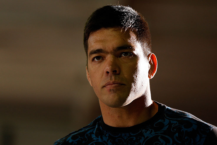 TORRANCE, CA - FEBRUARY 20:  Lyoto Machida conducts an open training session for fans and media at the UFC Gym on February 20, 2013 in Torrance, California.  (Photo by Josh Hedges/Zuffa LLC/Zuffa LLC via Getty Images)