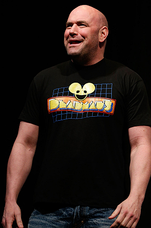 ANAHEIM, CA - FEBRUARY 22:  UFC President Dana White interacts with fans during a Q&A session before the UFC 157 weigh-in at Honda Center on February 22, 2013 in Anaheim, California.  (Photo by Josh Hedges/Zuffa LLC/Zuffa LLC via Getty Images)