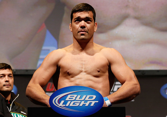 ANAHEIM, CA - FEBRUARY 22:  Lyoto Machida weighs in during the UFC 157 weigh-in at Honda Center on February 22, 2013 in Anaheim, California.  (Photo by Josh Hedges/Zuffa LLC/Zuffa LLC via Getty Images)