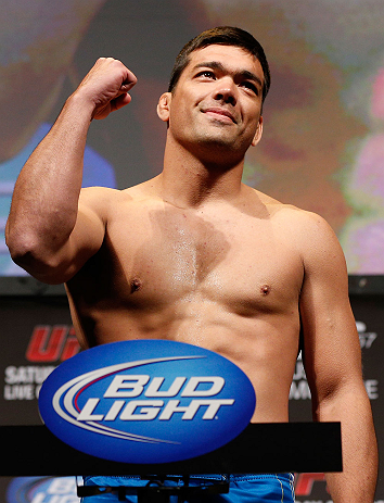 ANAHEIM, CA - FEBRUARY 22:  Lyoto Machida weighs in during the UFC 157 weigh-in at Honda Center on February 22, 2013 in Anaheim, California.  (Photo by Josh Hedges/Zuffa LLC/Zuffa LLC via Getty Images)