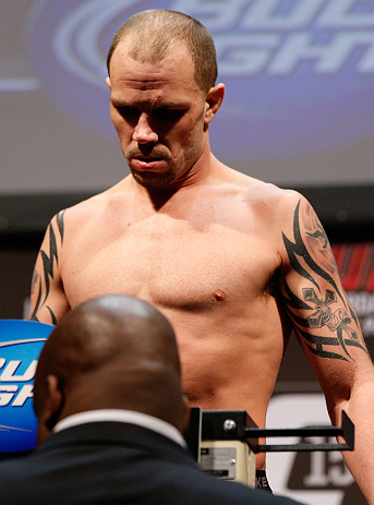 NEWARK, NJ - APRIL 26:   Nick Catone weighs in during the UFC 159 weigh-in event at the Prudential Center on April 26, 2013 in Newark, New Jersey.  (Photo by Josh Hedges/Zuffa LLC/Zuffa LLC via Getty Images)
