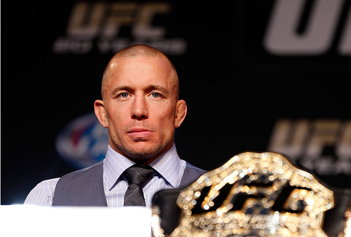 UFC welterweight champion Georges St-Pierre UFC welterweight champion Georges St-Pierre