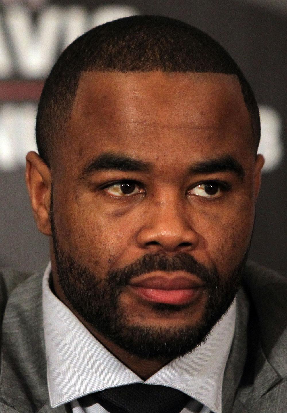 CHICAGO, IL - JANUARY 26: Rashad Evans attends the UFC on FOX press conference at the W Hotel on January 26, 2012 in Chicago, Illinois. (Photo by Josh Hedges/Zuffa LLC/Zuffa LLC via Getty Images) *** Local Caption *** Rashad Evans