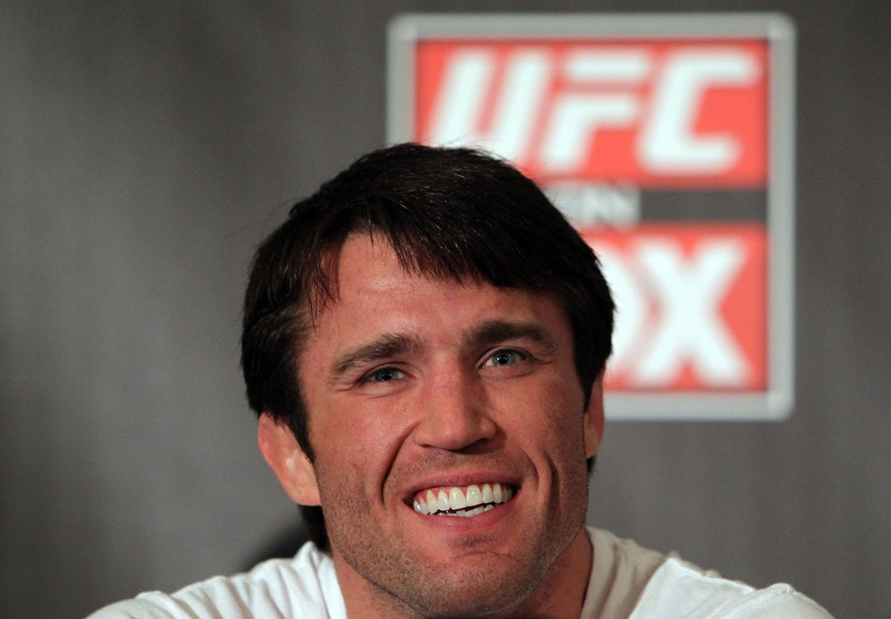 CHICAGO, IL - JANUARY 26:  Chael Sonnen attends the UFC on FOX press conference at the W Hotel on January 26, 2012 in Chicago, Illinois.  (Photo by Josh Hedges/Zuffa LLC/Zuffa LLC via Getty Images) *** Local Caption *** Chael Sonnen