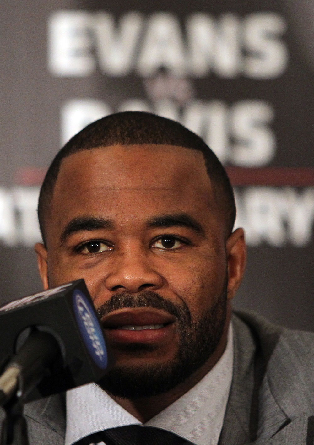 CHICAGO, IL - JANUARY 26: Rashad Evans attends the UFC on FOX press conference at the W Hotel on January 26, 2012 in Chicago, Illinois. (Photo by Josh Hedges/Zuffa LLC/Zuffa LLC via Getty Images) *** Local Caption *** Rashad Evans