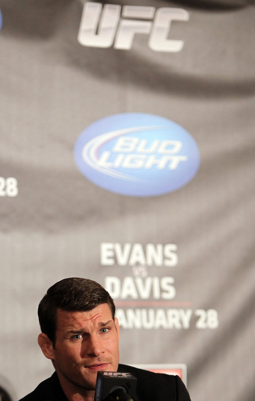 CHICAGO, IL - JANUARY 26: Michael Bisping attends the UFC on FOX press conference at the W Hotel on January 26, 2012 in Chicago, Illinois. (Photo by Josh Hedges/Zuffa LLC/Zuffa LLC via Getty Images) *** Local Caption *** Michael Bisping