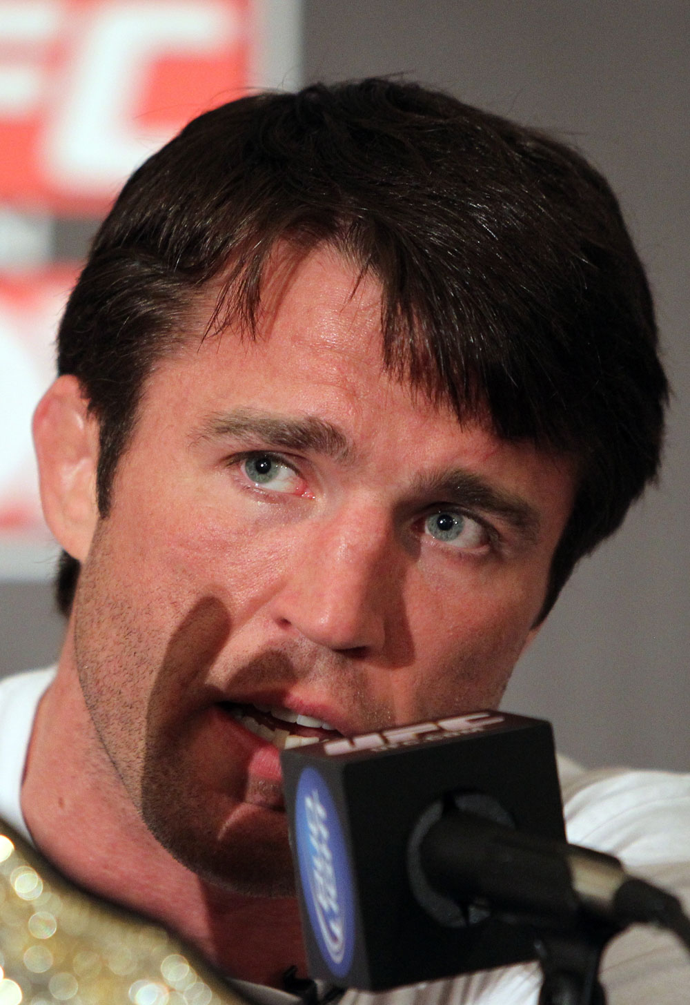 CHICAGO, IL - JANUARY 26: Chael Sonnen attends the UFC on FOX press conference at the W Hotel on January 26, 2012 in Chicago, Illinois. (Photo by Josh Hedges/Zuffa LLC/Zuffa LLC via Getty Images) *** Local Caption *** Chael Sonnen