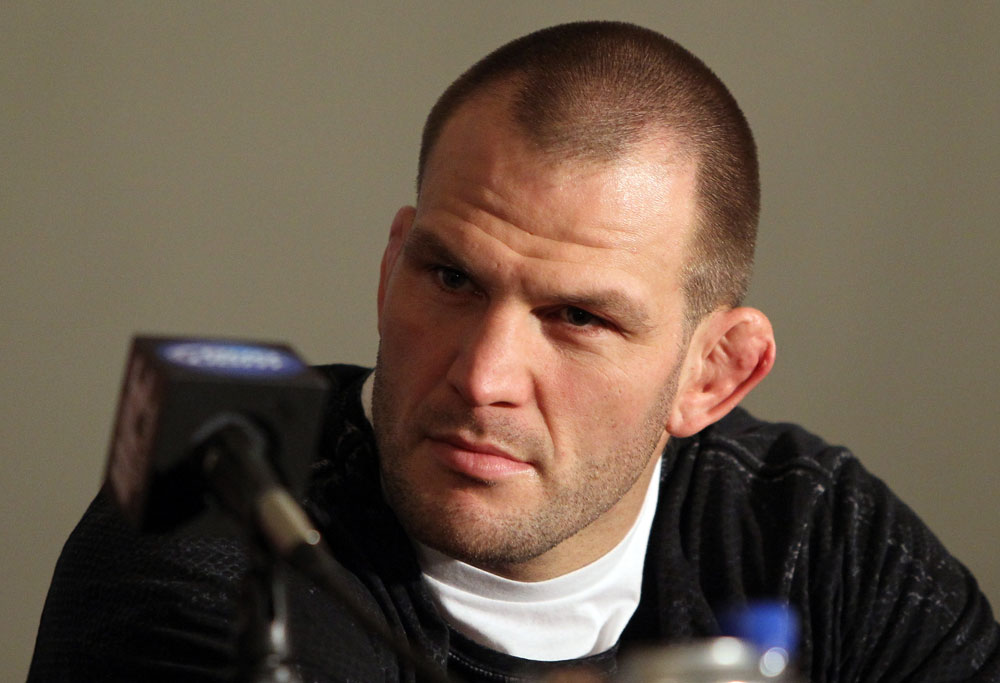 CHICAGO, IL - JANUARY 26: Jon-Olav Einemo attends the UFC on FOX press conference at the W Hotel on January 26, 2012 in Chicago, Illinois. (Photo by Josh Hedges/Zuffa LLC/Zuffa LLC via Getty Images) *** Local Caption *** Jon-Olav Einemo