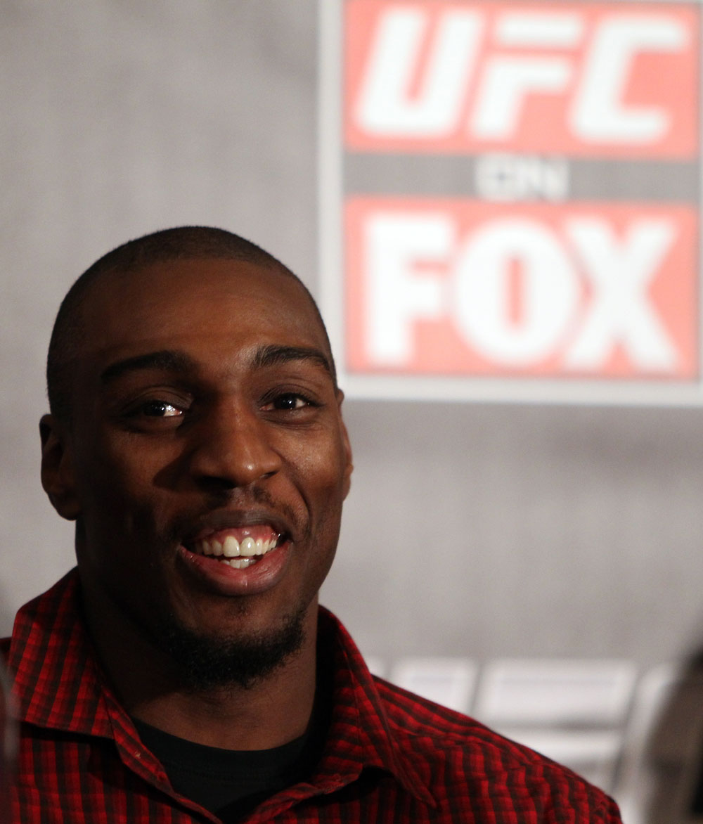 CHICAGO, IL - JANUARY 26: Phil Davis attends the UFC on FOX press conference at the W Hotel on January 26, 2012 in Chicago, Illinois. (Photo by Josh Hedges/Zuffa LLC/Zuffa LLC via Getty Images) *** Local Caption *** Phil Davis