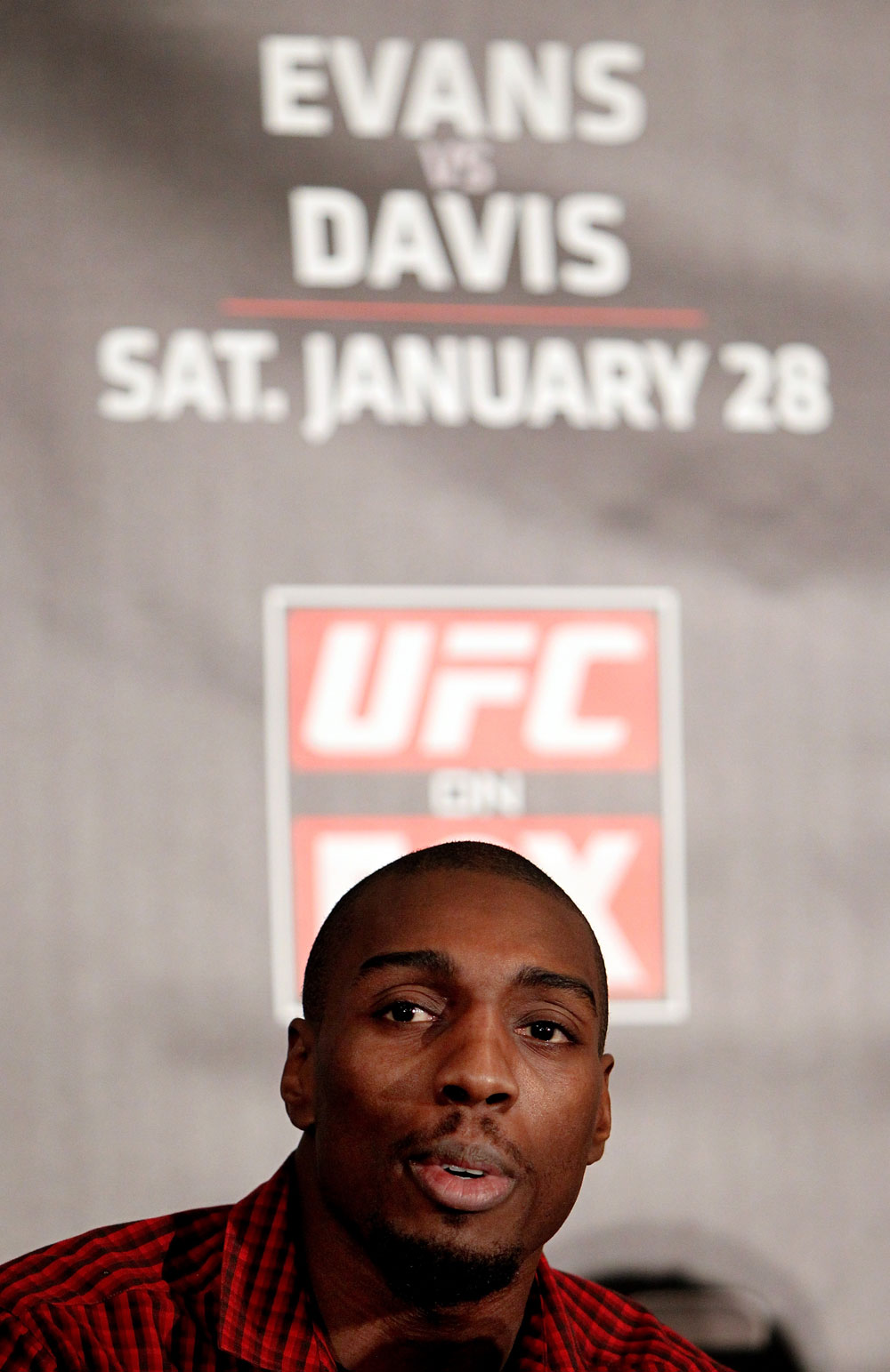 CHICAGO, IL - JANUARY 26: Phil Davis attends the UFC on FOX press conference at the W Hotel on January 26, 2012 in Chicago, Illinois. (Photo by Josh Hedges/Zuffa LLC/Zuffa LLC via Getty Images) *** Local Caption *** Phil Davis