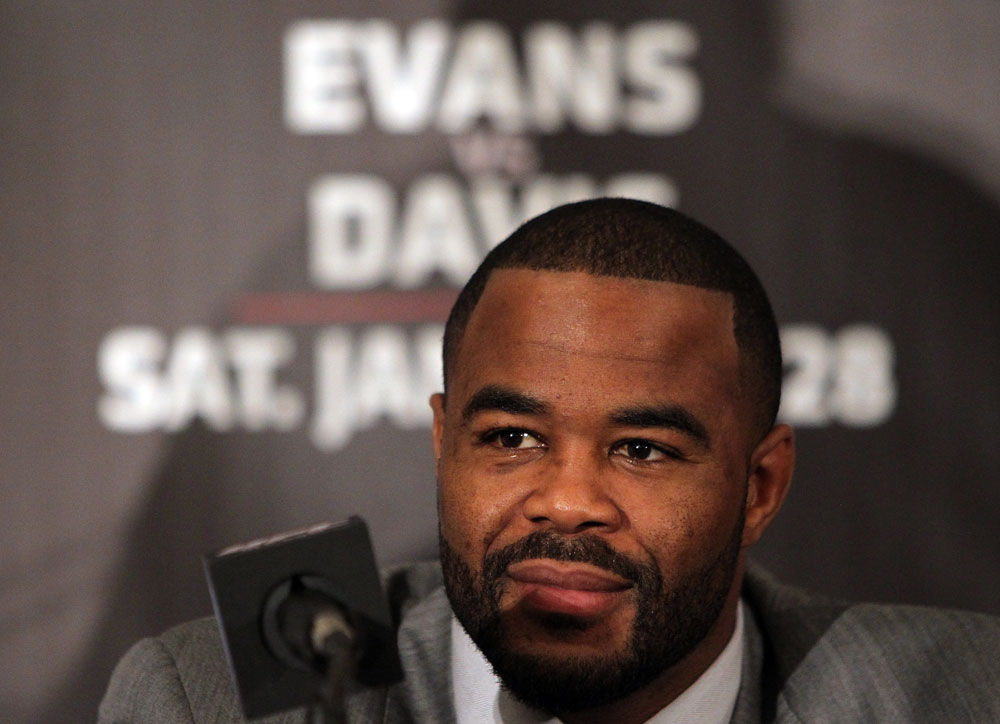 CHICAGO, IL - JANUARY 26: Rashad Evans attends the UFC on FOX press conference at the W Hotel on January 26, 2012 in Chicago, Illinois. (Photo by Josh Hedges/Zuffa LLC/Zuffa LLC via Getty Images) *** Local Caption *** Rashad Evans