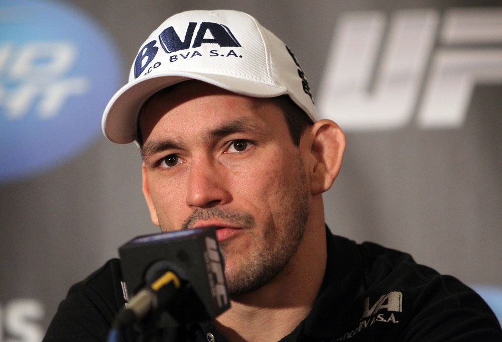 CHICAGO, IL - JANUARY 26: Demian Maia attends the UFC on FOX press conference at the W Hotel on January 26, 2012 in Chicago, Illinois. (Photo by Josh Hedges/Zuffa LLC/Zuffa LLC via Getty Images) *** Local Caption *** Demian Maia