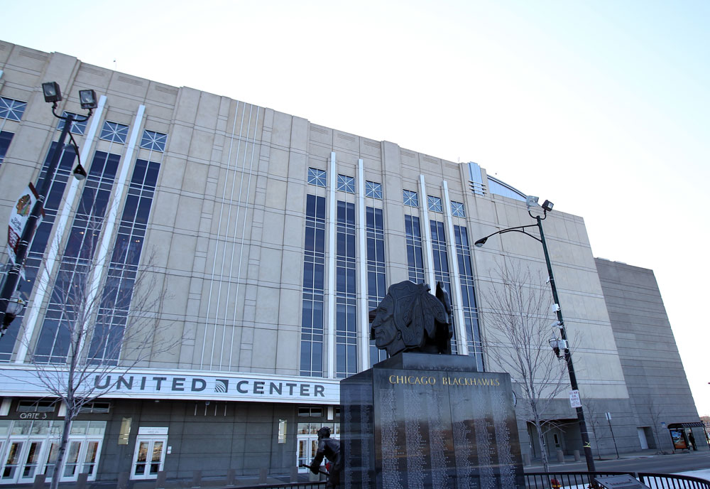 CHICAGO, IL - JANUARY 28: A general view of the outside of the arena before the UFC on FOX event at United Center on January 28, 2012 in Chicago, Illinois. (Photo by Josh Hedges/Zuffa LLC/Zuffa LLC via Getty Images)