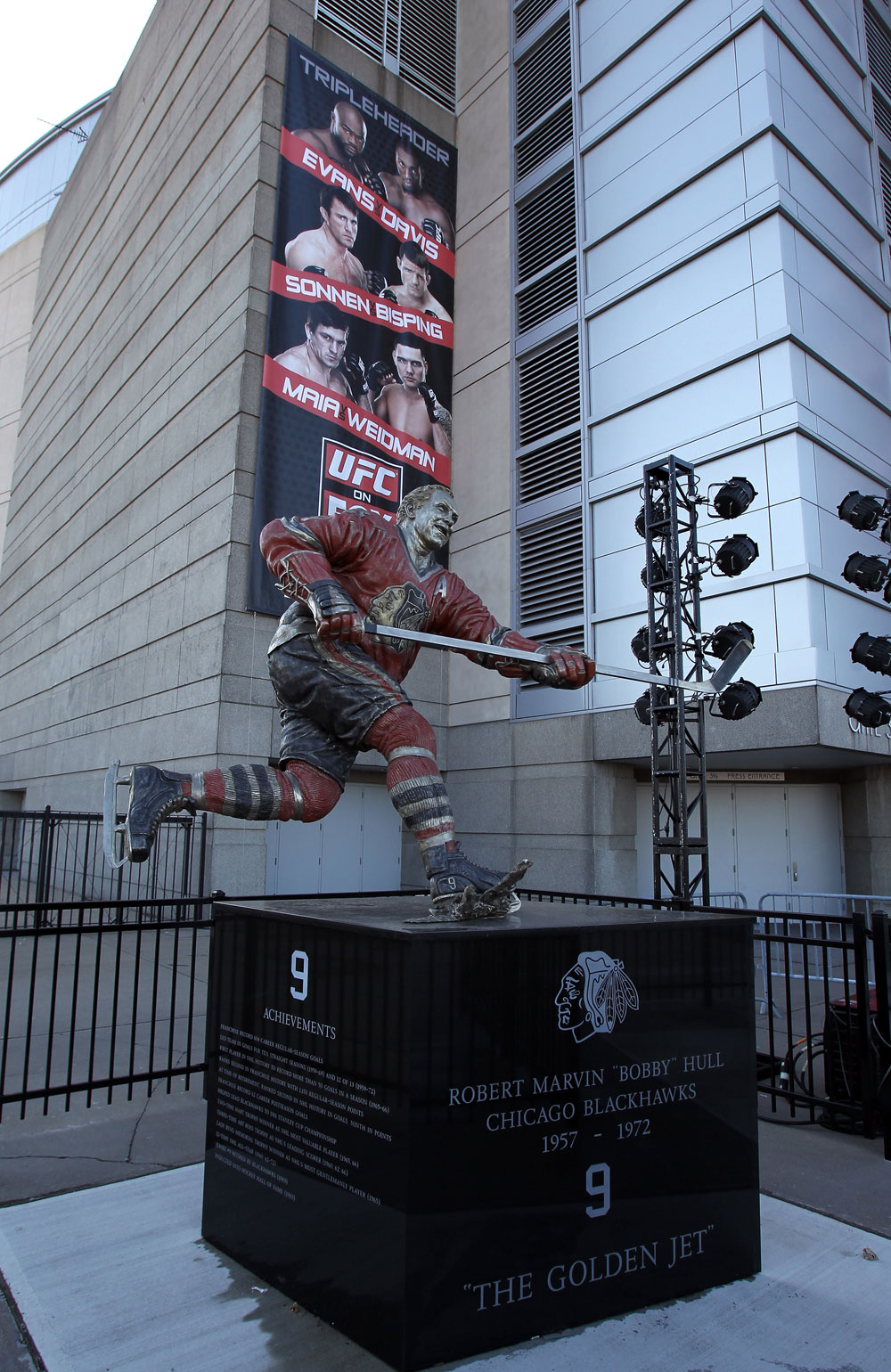 CHICAGO, IL - JANUARY 28:  A general view of the outside of the arena before the UFC on FOX event at United Center on January 28, 2012 in Chicago, Illinois.  (Photo by Josh Hedges/Zuffa LLC/Zuffa LLC via Getty Images)