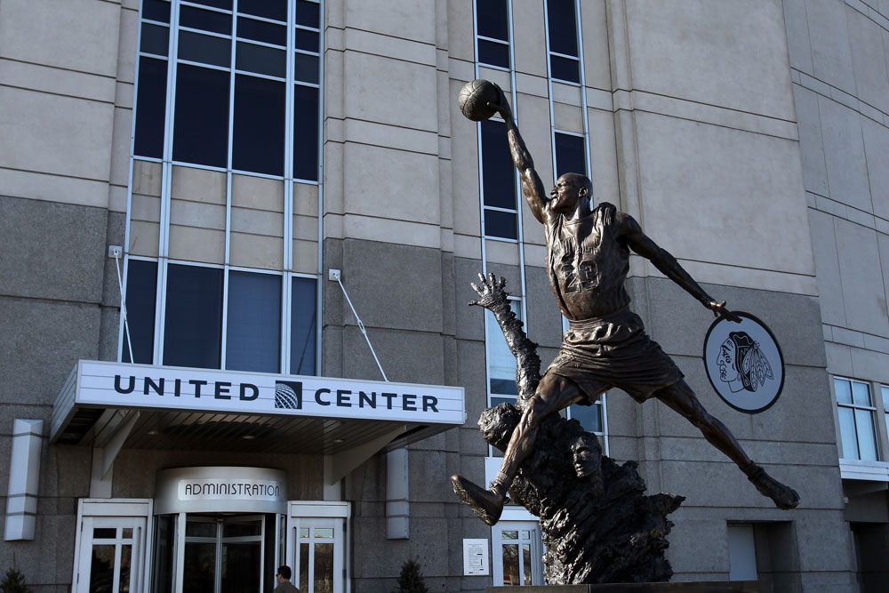 CHICAGO, IL - JANUARY 28:  A general view of the outside of the arena before the UFC on FOX event at United Center on January 28, 2012 in Chicago, Illinois.  (Photo by Josh Hedges/Zuffa LLC/Zuffa LLC via Getty Images)