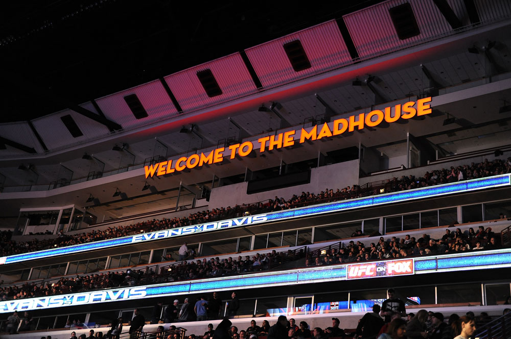 CHICAGO, IL - JANUARY 28:  A general view of the inside of the arena during the UFC on FOX event at United Center on January 28, 2012 in Chicago, Illinois.  (Photo by Kari Hubert/Zuffa LLC/Zuffa LLC via Getty Images)